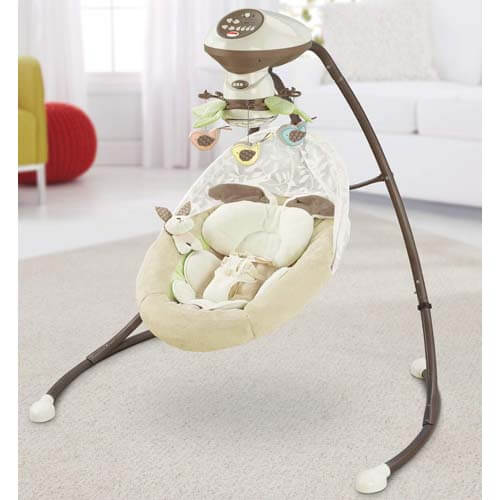 Fisher-Price My Little Snugbunny Cradle ‘n Swing - Best Portable Baby Swing