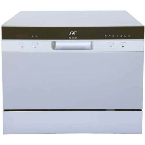 Sunpentown SPT SD-2224DS Compact Countertop Dishwasher 