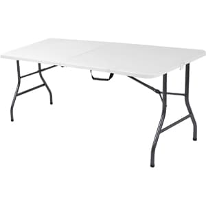 Cosco Deluxe Fold-in-Half Blow Molded Folding Table