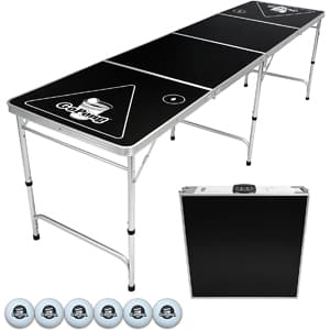GoPong 8-Feet Portable Beer Pong/Tailgate Table