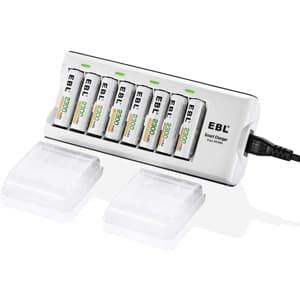EBL Rechargeable Battery with Battery Charger