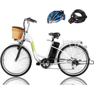 NAKTO 26-Inch 250W Cargo Electric Bicycle