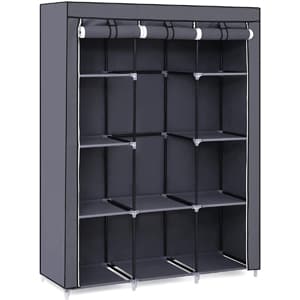 SONGMICS 51-Inch Portable Closet Wardrobe Storage Organizer -URYG93G