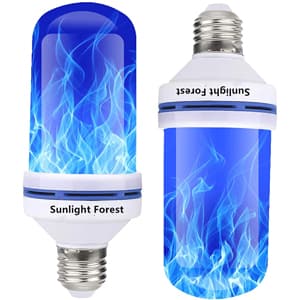 OMK - LED Flame Effect Fire Light Bulbs