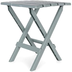 Camco Large Adirondack Portable Outdoor Folding Side Table
