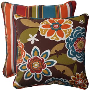 Pillow Perfect Reversible Corded Throw Pillow
