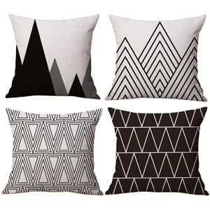 BLUETTEK Modern Simple Geometric Pillow