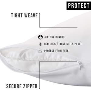 4-Pack Premium Allergy Pillow Protectors