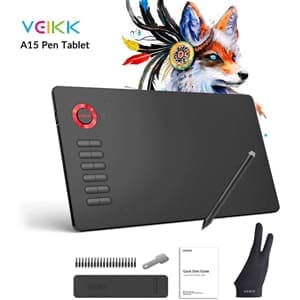 VEIKK A15 10x6 Inch Graphic Drawing Tablet
